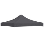 Techo de carpa para celebraciones 3x3 m gris antracita