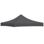 Party tent roof 3x3 m anthracite gray