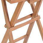 Taburetes plegables de cocina 2 unidades madera de teca maciza