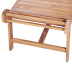 Mesa de centro de teca maciza 100x50x45 cm