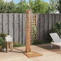 Solid teak wood garden shower 70x75x204 cm