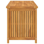 Caixa de armazenamento de jardim madeira maciça de teca 120x50x58 cm