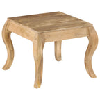Mesa auxiliar 45x45x40 cm madera maciza de mango