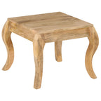 Mesa auxiliar 45x45x40 cm madera maciza de mango
