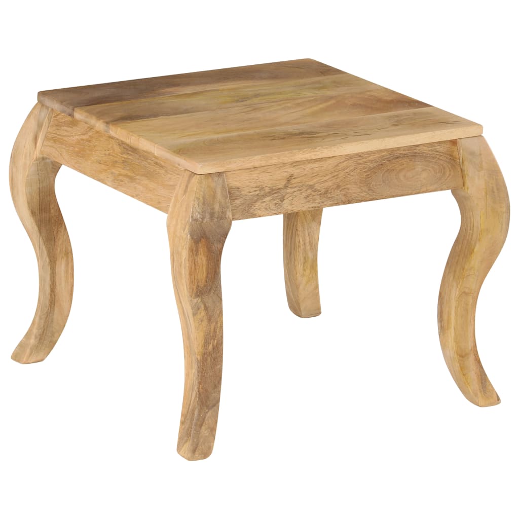Mesa auxiliar 45x45x40 cm madera maciza de mango