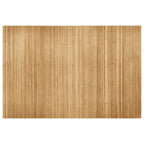 Biombo divisor de bambú natural ancho 250 cm alto 165 cm