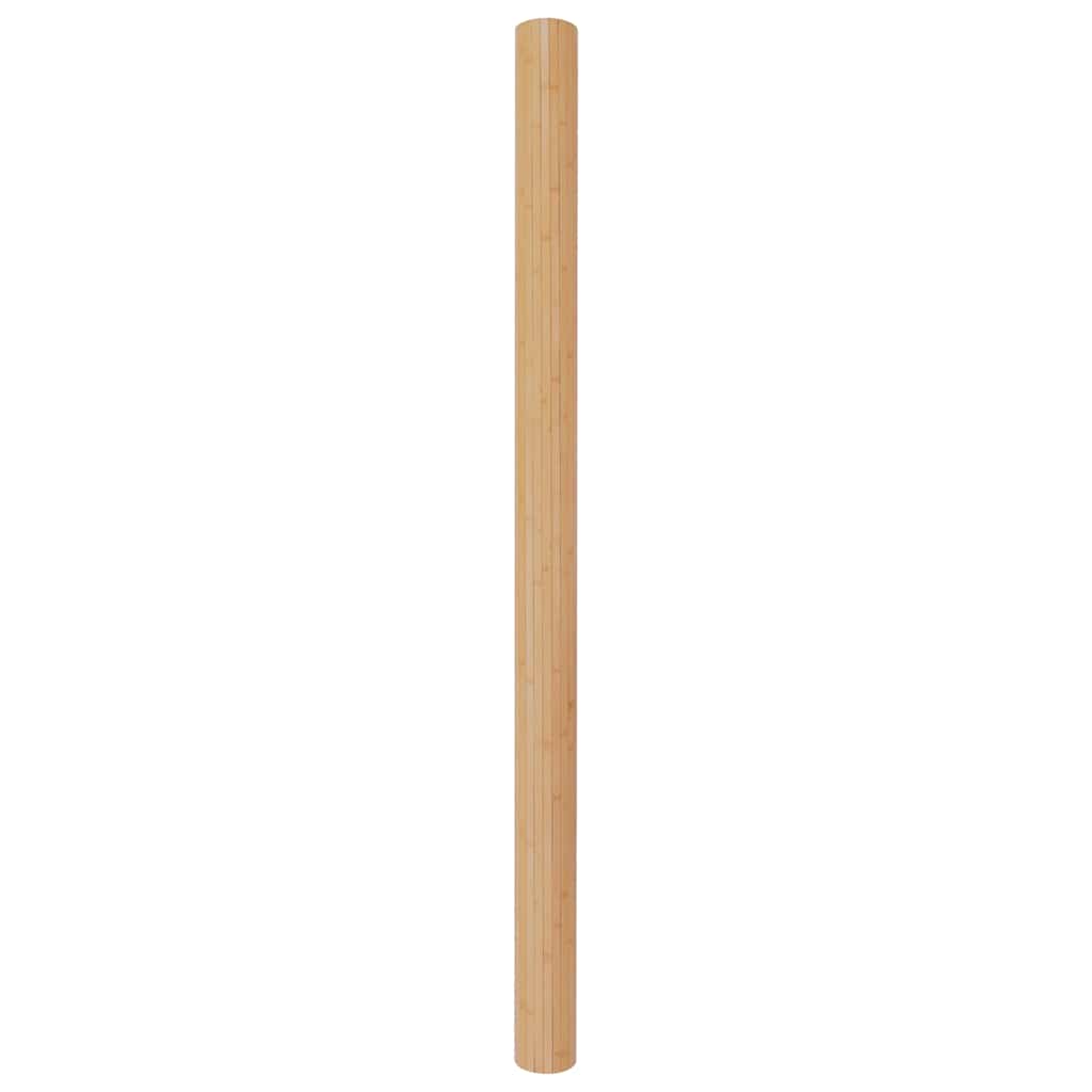 Biombo divisor de bambú natural ancho 250 cm alto 165 cm