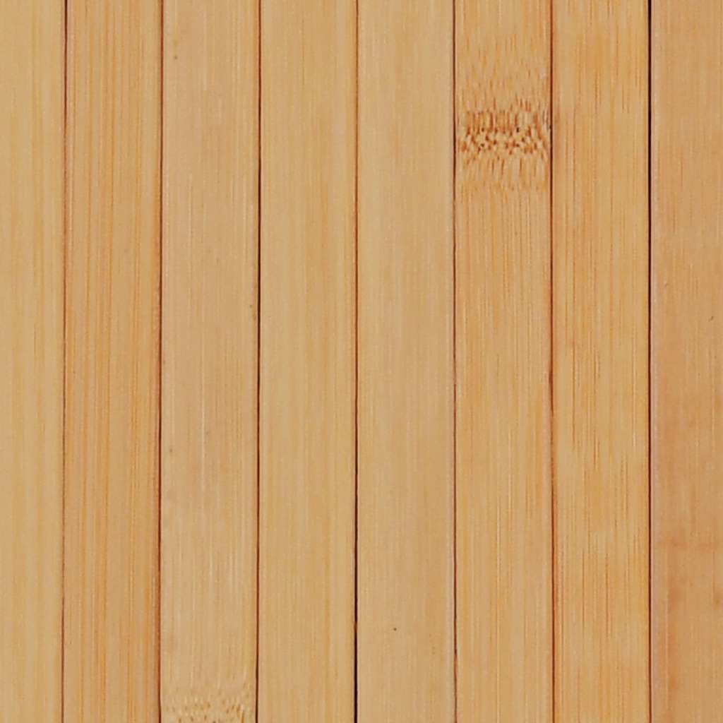 Biombo divisor de bambú natural ancho 250 cm alto 165 cm