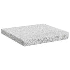Base de peso de sombrilla de granito cuadrada gris 25 kg