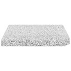 Base de peso de sombrilla de granito cuadrada gris 25 kg