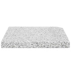 Base de peso de sombrilla de granito cuadrada gris 25 kg