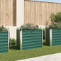 Floreira de aço galvanizado cinza antracite 100x40x77 cm