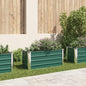 Floreira de aço galvanizado cinza antracite 100x40x77 cm