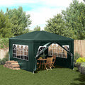 Carpa para celebraciones verde 3x4 m