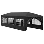 Carpa para fiestas gris antracita 3x9 m
