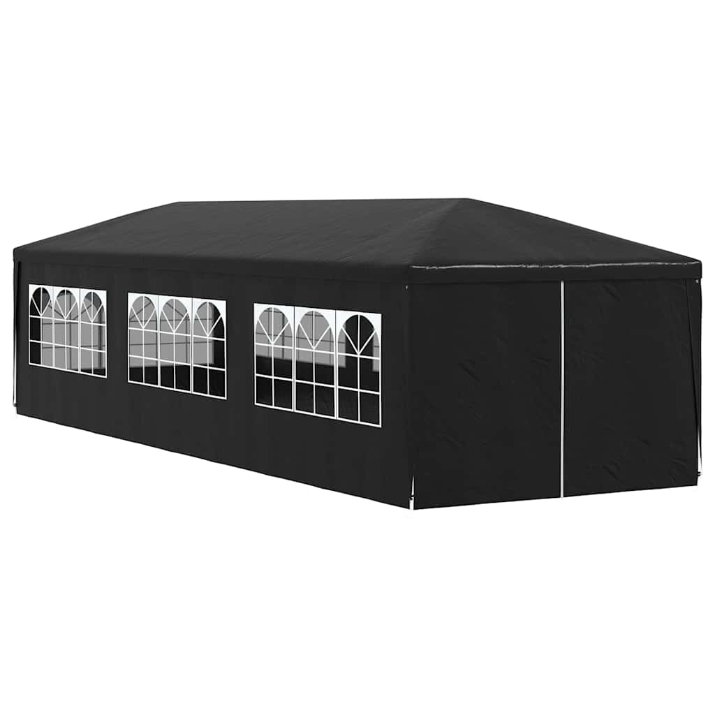 Carpa para fiestas gris antracita 3x9 m