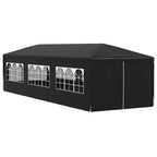 Carpa para fiestas gris antracita 3x9 m