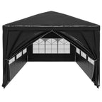 Carpa para fiestas gris antracita 3x9 m