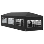 Carpa para fiestas gris antracita 3x9 m