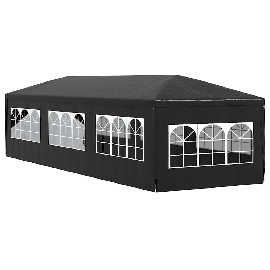 Carpa para fiestas gris antracita 3x9 m