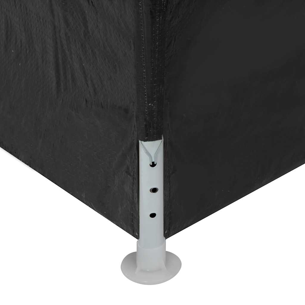 Carpa para fiestas gris antracita 3x9 m