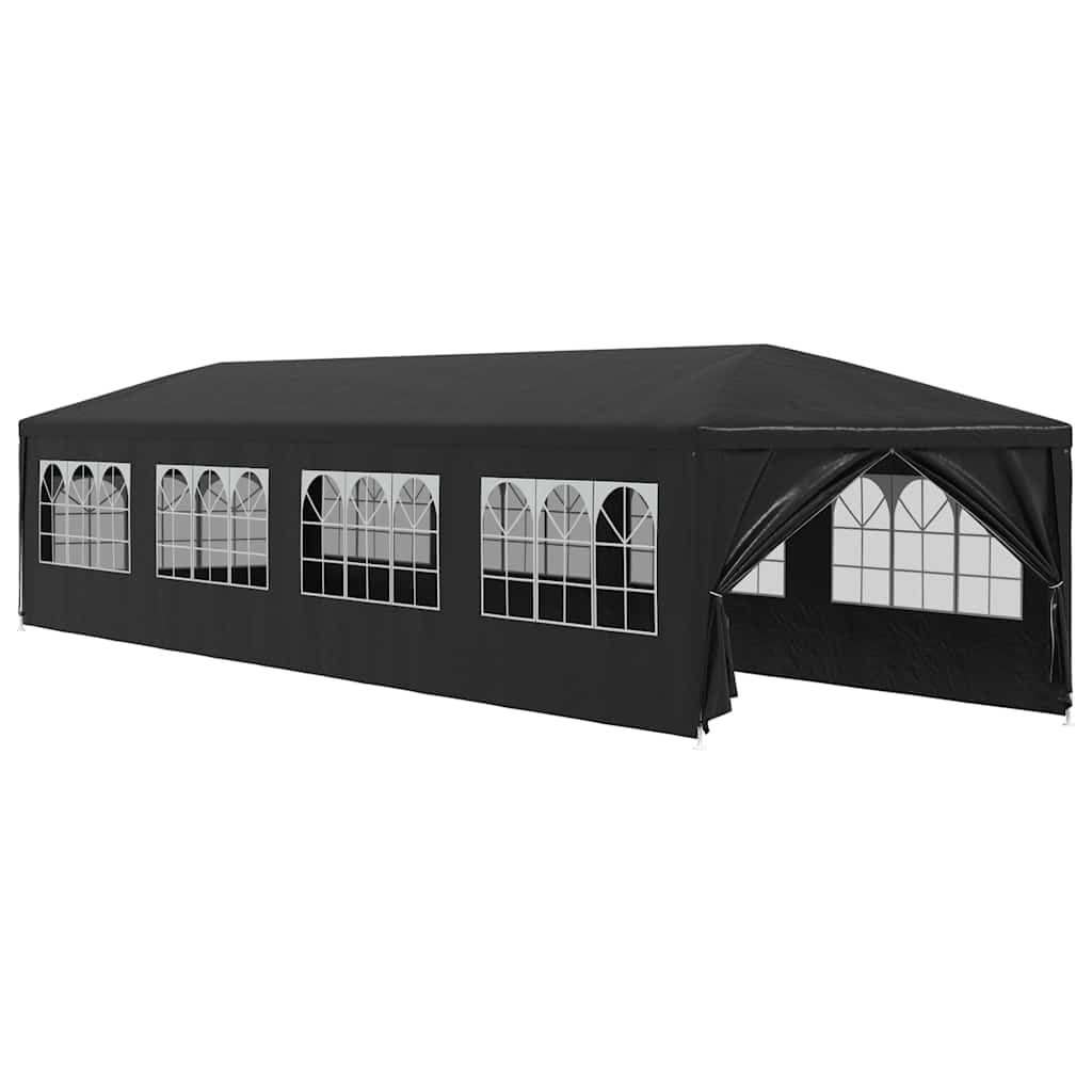 Carpa para fiestas gris antracita 3x12 m