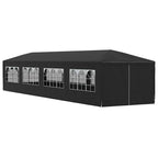 Carpa para fiestas gris antracita 3x12 m