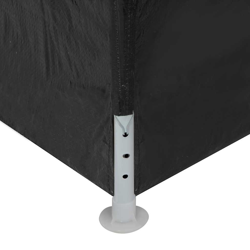 Carpa para fiestas gris antracita 3x12 m