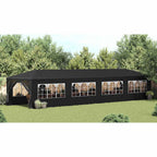 Carpa para fiestas gris antracita 3x12 m