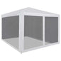 12x3 m Party tent with 10 mesh walls