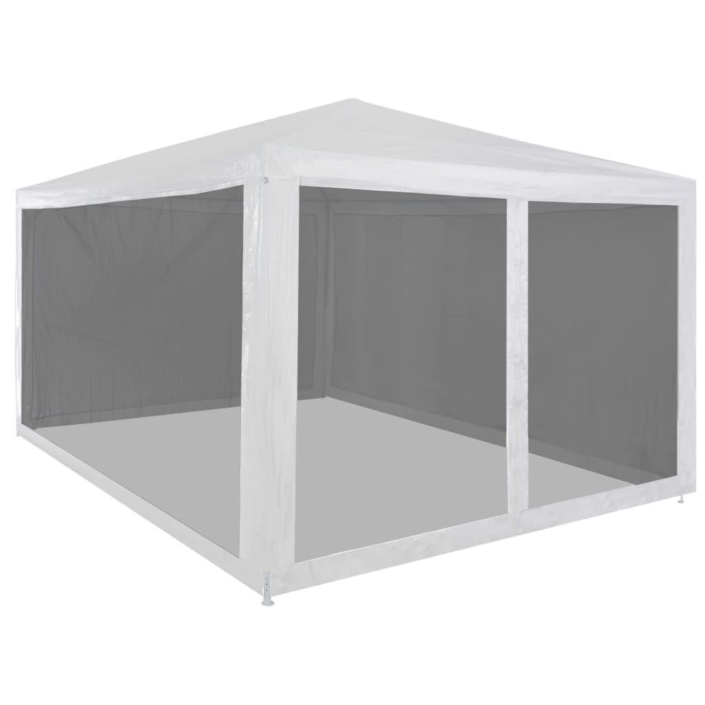 Carpa de celebraciones con 10 paredes de malla 12x3 m