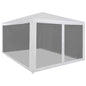 12x3 m Party tent with 10 mesh walls
