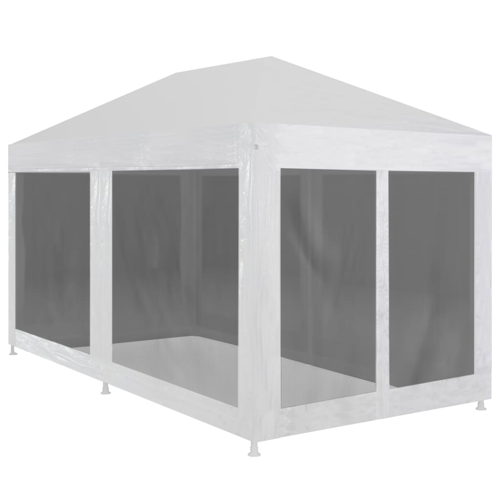 Carpa de celebraciones con 10 paredes de malla 12x3 m
