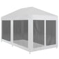 12x3 m Party tent with 10 mesh walls