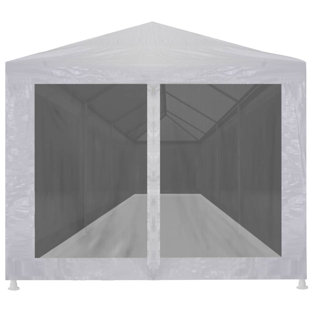 Carpa de celebraciones con 10 paredes de malla 12x3 m