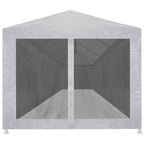 Carpa de celebraciones con 10 paredes de malla 12x3 m