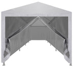 Carpa de celebraciones con 10 paredes de malla 12x3 m