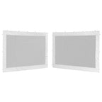 Pared lateral de carpa de fiesta 2 uds malla blanco y negra