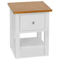 Mesita de noche de madera de roble maciza 36x30x47 cm