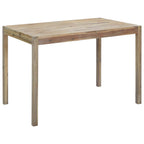 Mesa de comedor de madera maciza de acacia 120x70x75 cm
