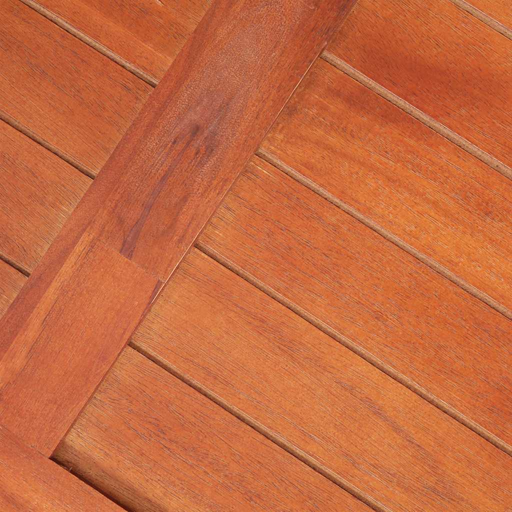 Baúl de almacenamiento 3 piezas de madera maciza de acacia