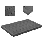 Panel de suelo para ducha solar escalera piscina WPC
