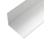 Moldura de ángulo de porche aluminio 5 unidades 170 cm plateado