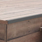 Molduras angulares 5 uds WPC color teca 170 cm