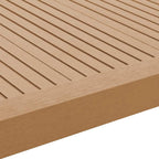Molduras angulares 5 uds WPC color teca 170 cm