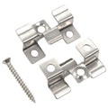 Clips de plataforma 100 uds y 200 tornillos de acero Inoxidable