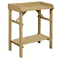 Mesa de jardineira madeira de pinho impregnada 75x40x90 cm