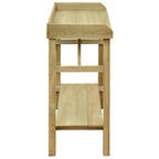 Mesa de jardinera madera de pino impregnada 75x40x90 cm