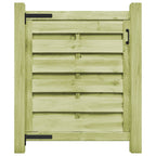 Puerta de jardín madera de pino impregnada verde 100x100 cm
