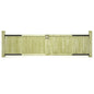 Wooden fence gates 2 pcs impregnated pine 300x100 cm